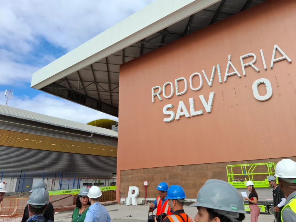 Obras da nova Rodoviária de Salvador