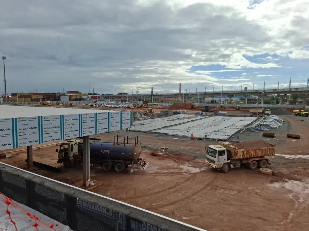 Obras da nova Rodoviária de Salvador